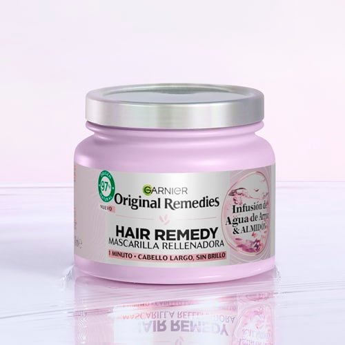 mascarilla agua de arroz